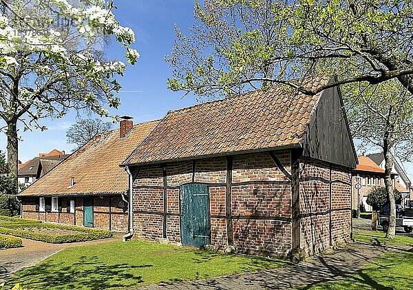 Haus Uphave  historisches Bauernhaus  heute Heimathaus  Reken  Münsterland  Nordrhein-Westfalen  Deutschland  Europa