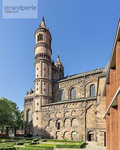 Katholischer Dom St. Peter  Worms  Rheinland-Pfalz  Deutschland  Europa