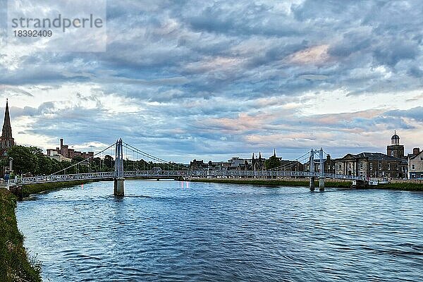 Greig Street Bridge  Inverness  Schottland  Großbritannien  Europa