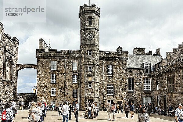 Edinburgh Castle  Schottland  Großbritannien  Europa