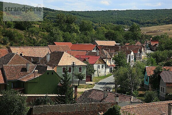 Blick von der Grafenburg aus auf Calnic. Calnic  deutsch Kelling  ist eine Gemeinde im Kreis Alba in Siebenbürgen  Rumänien  Europa
