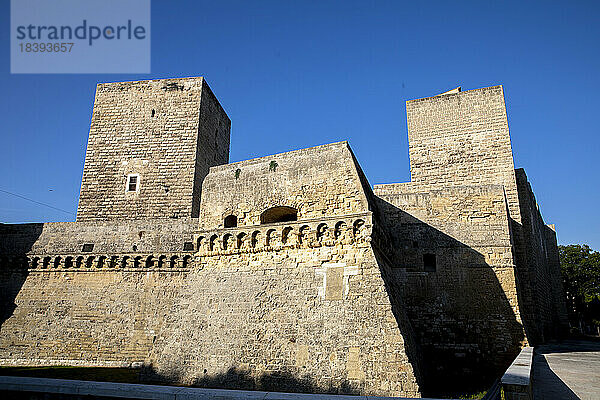 Castello Svevo (schwäbisches Schloss)  Bari  Apulien  Italien  Europa