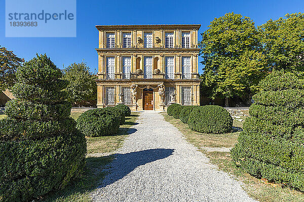 Das Äußere des Pavillon de Vendome  Aix-en-Provence  Bouches-du-Rhone  Provence-Alpes-Cote d'Azur  Frankreich  Westeuropa