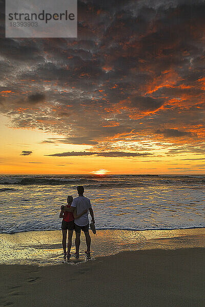 Playa Santa Teresa  Peninsula de Nicoya  Guanacaste  Costa Rica  Mittelamerika