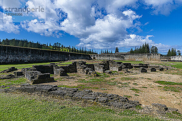 Alte Ruinen  Kingston und Arthur's Vale Historic Area  UNESCO-Weltkulturerbe  Norfolkinsel  Australien  Pazifik