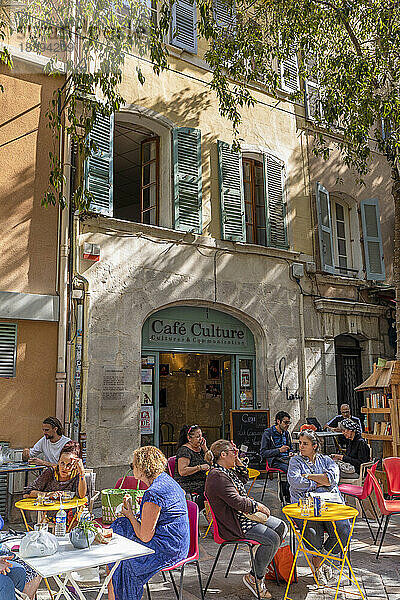 Cafe  Toulon  Var  Provence-Alpes-Cote d'Azur  Frankreich  Westeuropa