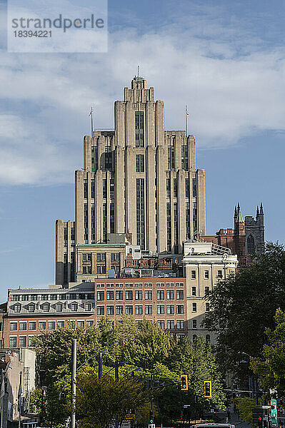 Aldred-Gebäude (Gebäude Aldred)  Art-Deco-Gebäude  Montreal  Quebec  Kanada  Nordamerika