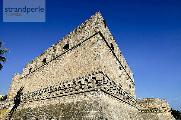 Castello Svevo (schwäbisches Schloss)  Bari  Apulien  Italien  Europa