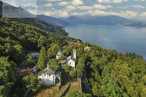 Sacro Monte di Ghiffa  Ghiffa  UNESCO-Weltkulturerbe  Lago Maggiore  Piemont  Italienische Seen  Italien  Europa