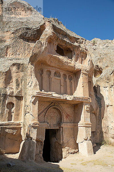 Acik Saray (Offener Palast) Museum  900- 1000 n. Chr.  Gulsehir  Region Kappadokien  Anatolien  Türkei  Kleinasien  Asien