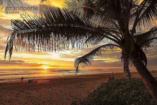 Playa Santa Teresa  Peninsula de Nicoya  Guanacaste  Costa Rica  Mittelamerika