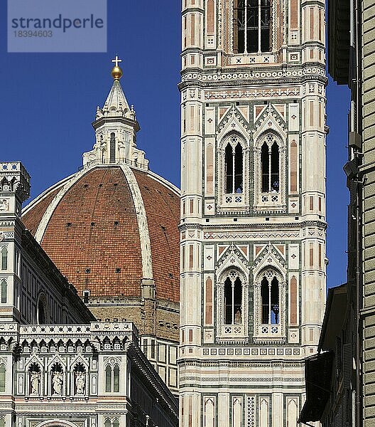 Kathedrale von Santa Maria dei Fiore  Florenz  Toskana  Italien  Europa