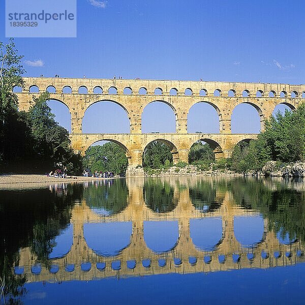 Pont du Gard  Provence  Frankreich  Europa