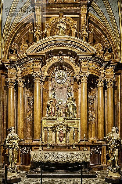 Basilika Metropolitan Kathedrale von Lima  Jungfrau Maria und Heiliges Kind  Lima  Peru  Südamerika