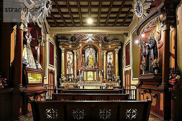 Basilika und Kloster von Santo Domingo oder Kloster des Heiligen Rosenkranzes  Seitenkapelle  Lima  Peru  Südamerika