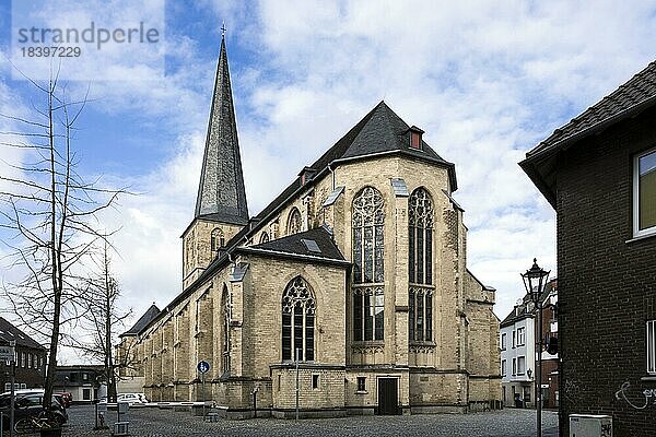 Citykirche Alter Markt  Mönchengladbach  Nordrhein-Westfalen  Nordrhein-Westfalen  Deutschland  Europa