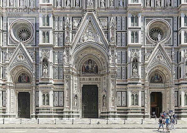 Kathedrale Santa Maria del Fiore  Cattedrale metropolitana di Santa Maria del Fiore  Florenz  Toskana  Italien  Europa