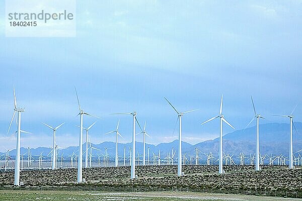 Windmilla produziert erneuerbare Energie in Kalifornien  USA  Nordamerika