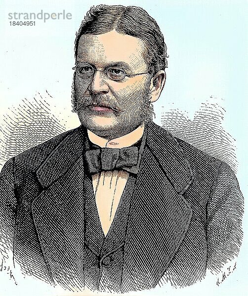 Reinhold Pauli  1823  1882  war ein deutscher Historiker über England  Historisch  digital restaurierte Reproduktion von einer Vorlage aus dem 19. Jahrhundert