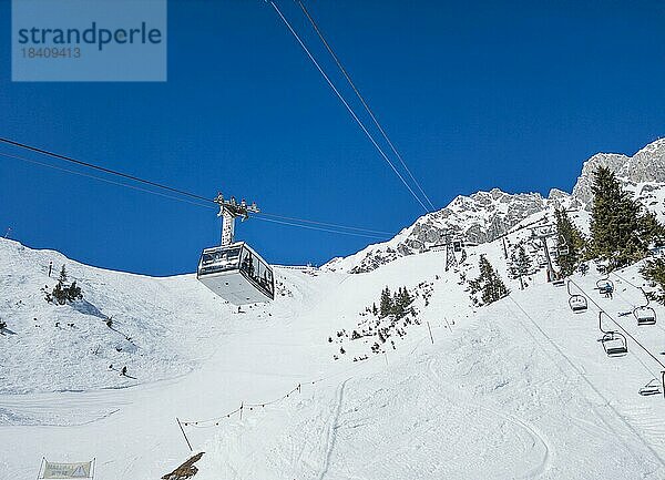 Seegrubenbahn  Skigebiet Nordkette Innsbruck  Tirol