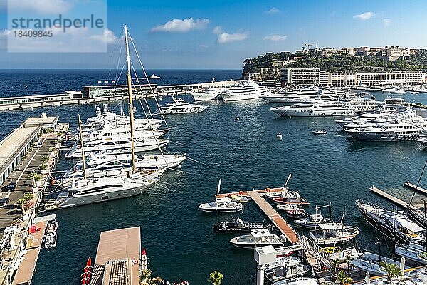 Yachthafen  Monte Carlo  Fürstentum Monaco