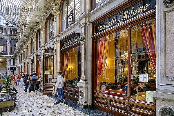 Caffè Baratti & Milano  Galleria Subalpina  Turin  Piemont  Italien  Europa