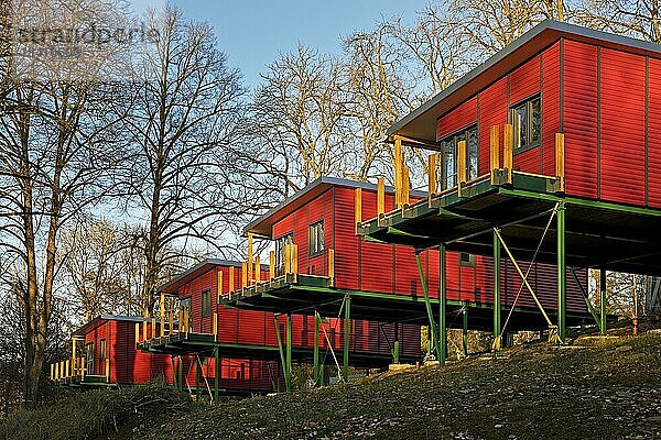 Tiny House Siedlung  Schalksmühle  Sauerland  Nordrhein-Westfalen  Deutschland  Europa