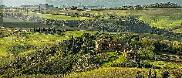 Landschaft Crete Toscana Panorama Italien