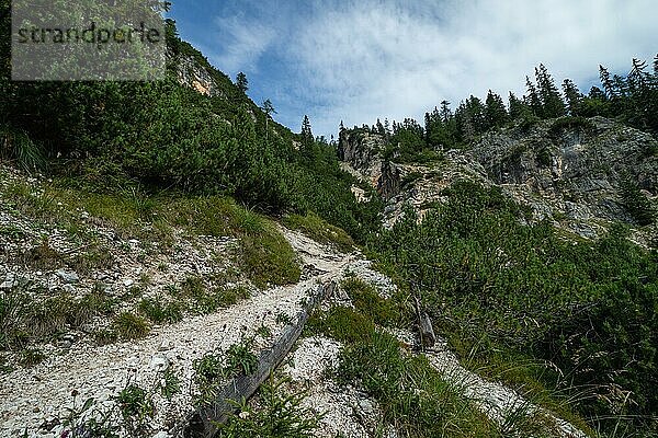 Schönes Bergpanorama in den italienischen Dolomiten. Dolomiten  Italien  Dolomiten  Italien  Europa