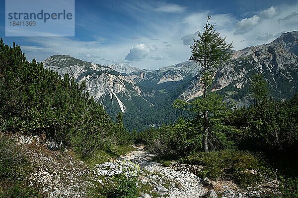 Schönes Bergpanorama in den italienischen Dolomiten. Dolomiten  Italien  Dolomiten  Italien  Europa