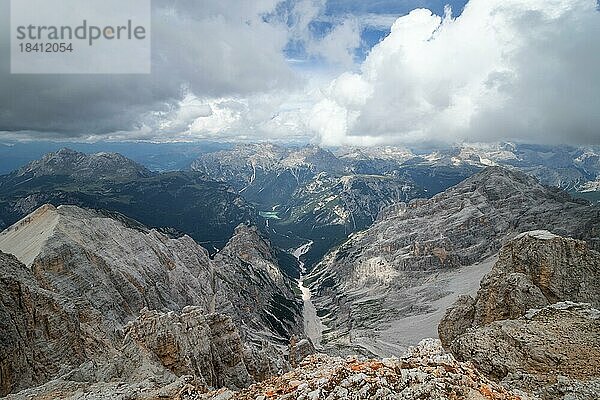 Schönes Bergpanorama in den italienischen Dolomiten. Dolomiten  Italien  Dolomiten  Italien  Europa