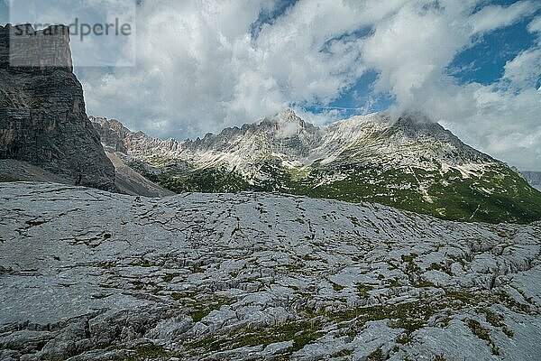 Schönes Bergpanorama in den italienischen Dolomiten. Dolomiten  Italien  Dolomiten  Italien  Europa