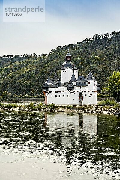 Burg Pfalzgrafenstein  Kaub  Oberes Mittelrheintal  UNESCO-Weltkulturerbe  Rheinland-Pfalz  Deutschland  Europa