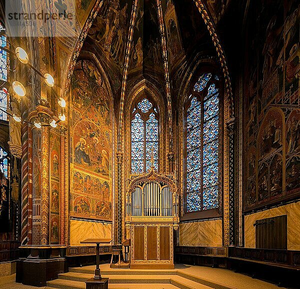 Orgel  Marienbasilika  Basilika St. Marien  Kevelaer  Nordrhein-Westfalen  Deutschland  Europa