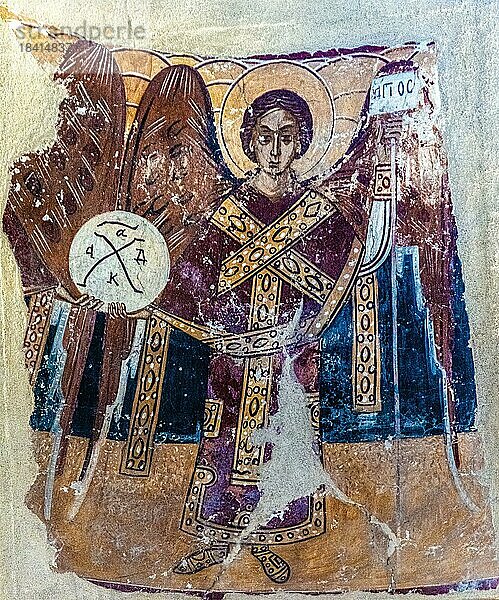 Fresken  byzantinische Agios Georgios Kirche  15. Jhd.  Rhodos-Stadt  Griechenland  Europa