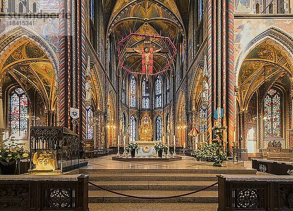 Marienbasilika  Basilika St. Marien  Kevelaer  Nordrhein-Westfalen  Deutschland  Europa
