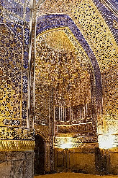 UNESCO Weltkulturerbestätte Registan in Samarkand  02.11.2022.  Samarkand  Usbekistan  Asien