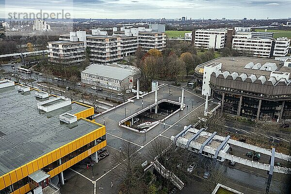 Campus der TU Dortmund während der Corona-Pandemie  Technische Universität Dortmund  TU  Studium  Campus  Dortmund  Nordrhein-Westfalen  Deutschland  Europa