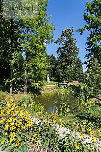Hohenheimer Gärten am Schloss Hohenheim  Stuttgart  Baden-Württemberg  Deutschland  Europa