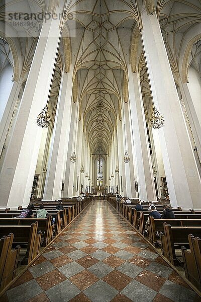 Frauenkirche  Altarraum  München  Bayern  Deutschland  Europa