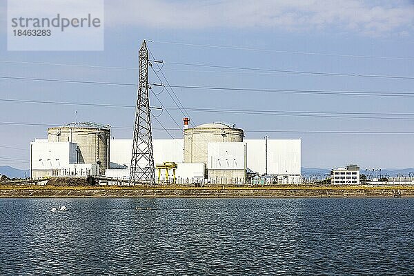 Kernkraftwerk  Centrale Nucleaire de Fessenheim  FSH  2020 abgeschaltet  Fessenheim  Département Haut-Rhin  Frankreich  Europa