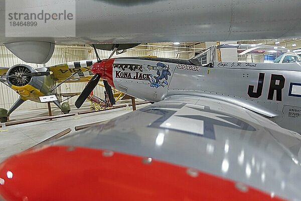 Liberal  Kansas  Das Mid America Air Museum. Das Museum zeigt über 100 Flugzeuge. Die Kona Jack ist ein Dreiviertel Nachbau des Flugzeugs aus dem Zweiten Weltkrieg