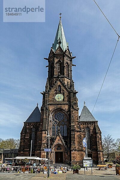 Evangelische Kreuzkirche  Viersen  Nordrhein-Westfalen  Deutschland  Europa