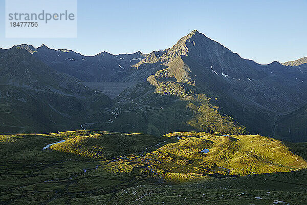 Austria  Tyrol  Mountain valley at summer dawn
