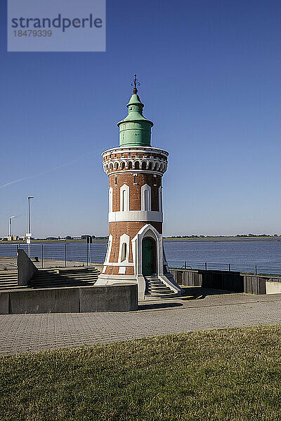 Deutschland  Bremen  Bremerhaven  Außenansicht des Leuchtturms Pingelturm
