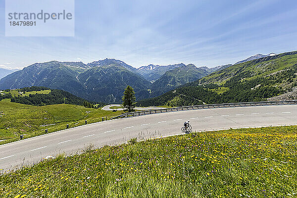 Österreich  Salzburg  Großglockner-Hochalpenstraße im Sommer