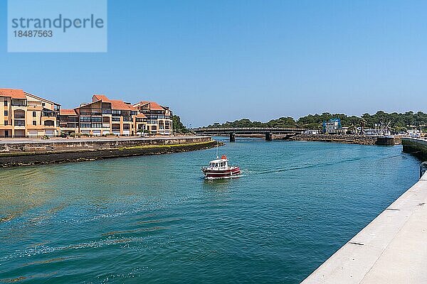 Capbreton Dorf an der Küste des französischen Baskenlandes  Feriendorf  Frankreich  Europa