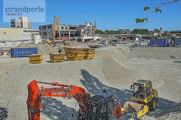 Baustelle  Abriss der Paulaner Brauerei  München  Bayern  Deutschland  Europa