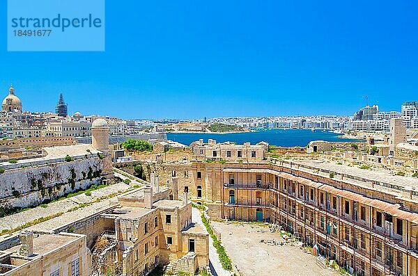 Fort St. Elmo  UNESCO-Weltkulturerbe  Valletta  Malta  Mittelmeer  Europa