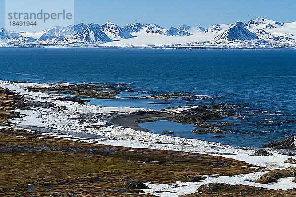 Gasbergkilen  Spitzbergen  Svalbard Inseln  Arktis  Norwegen  Europa